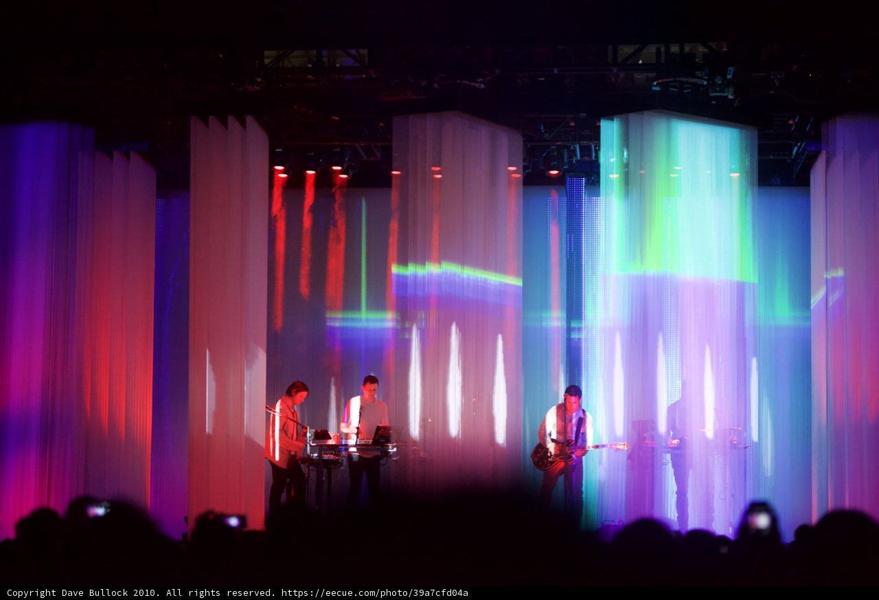 Colorful Curtains Come Alive with the Performance of Trent Reznor and Atticus Ross