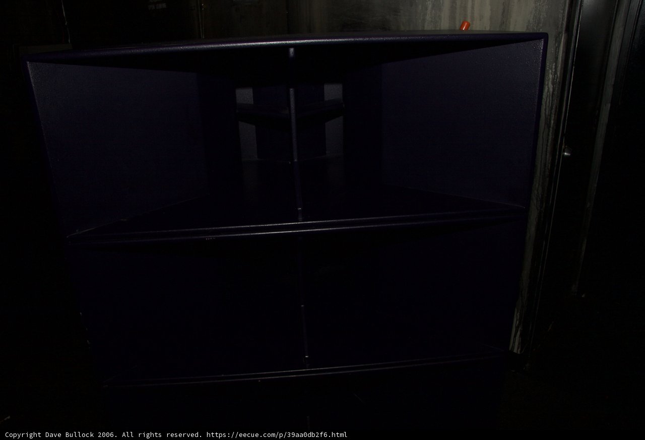 Black and Purple Shelf with Top Shelf