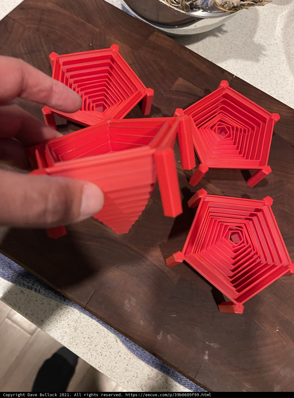 Red Hexagon Puzzle Fun