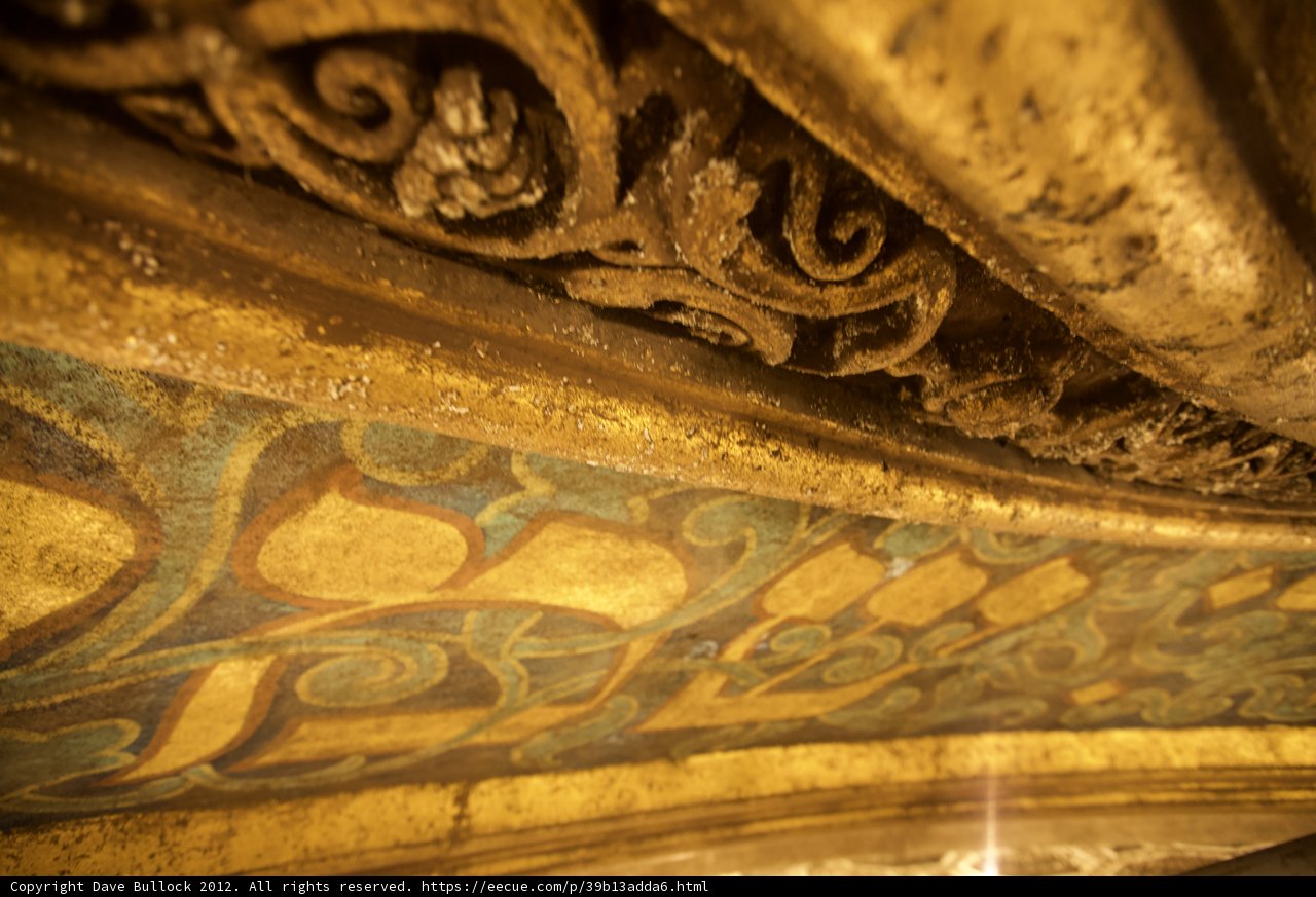 Golden Ceiling of the Temple of Jesus