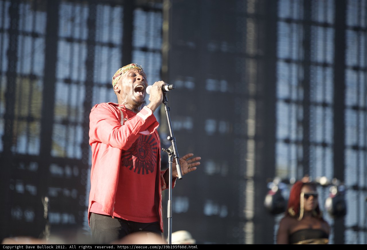 Jimmy Cliff Rocking the Mic at Coachella 2012