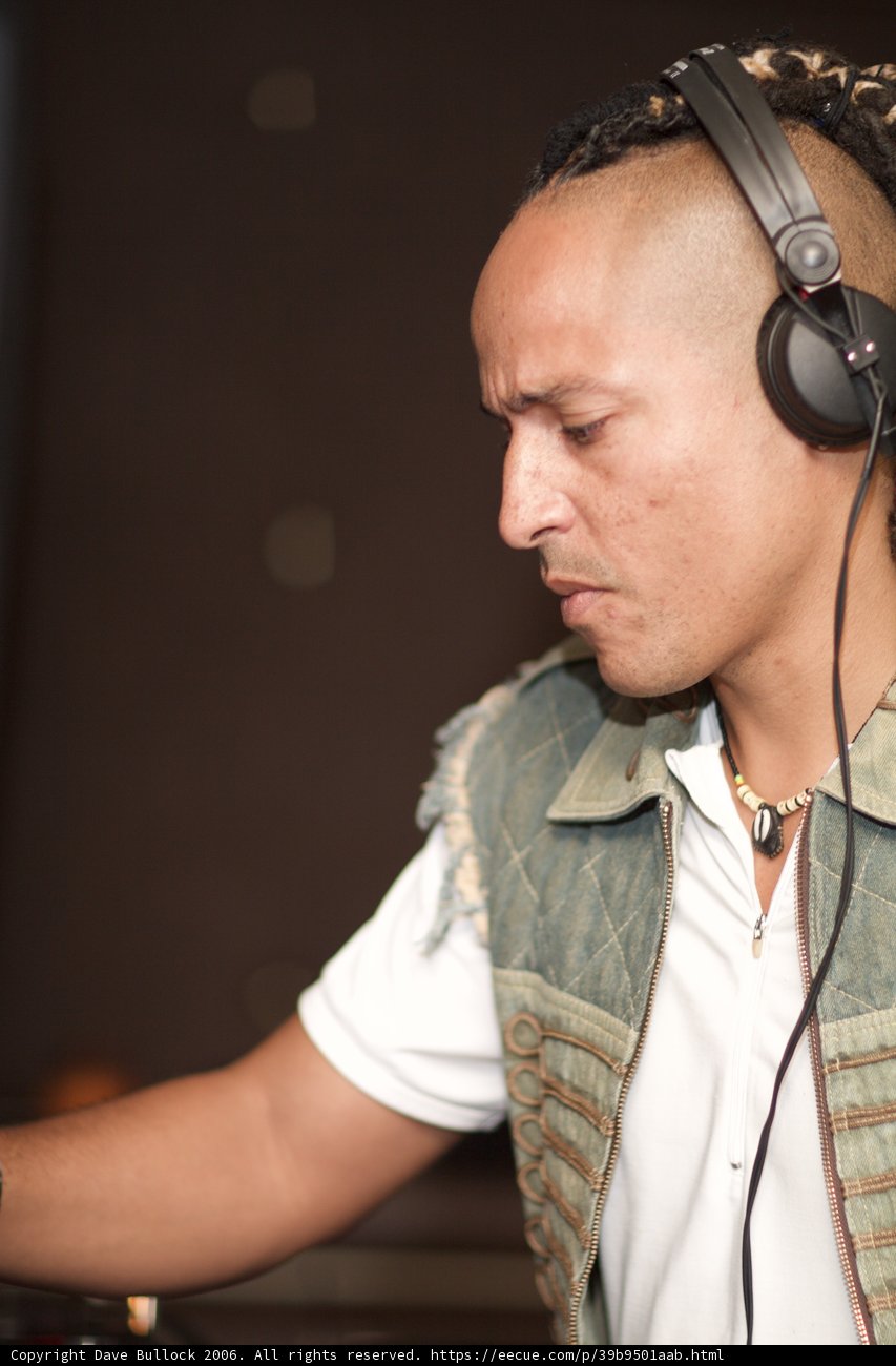 White Vest and Headphones