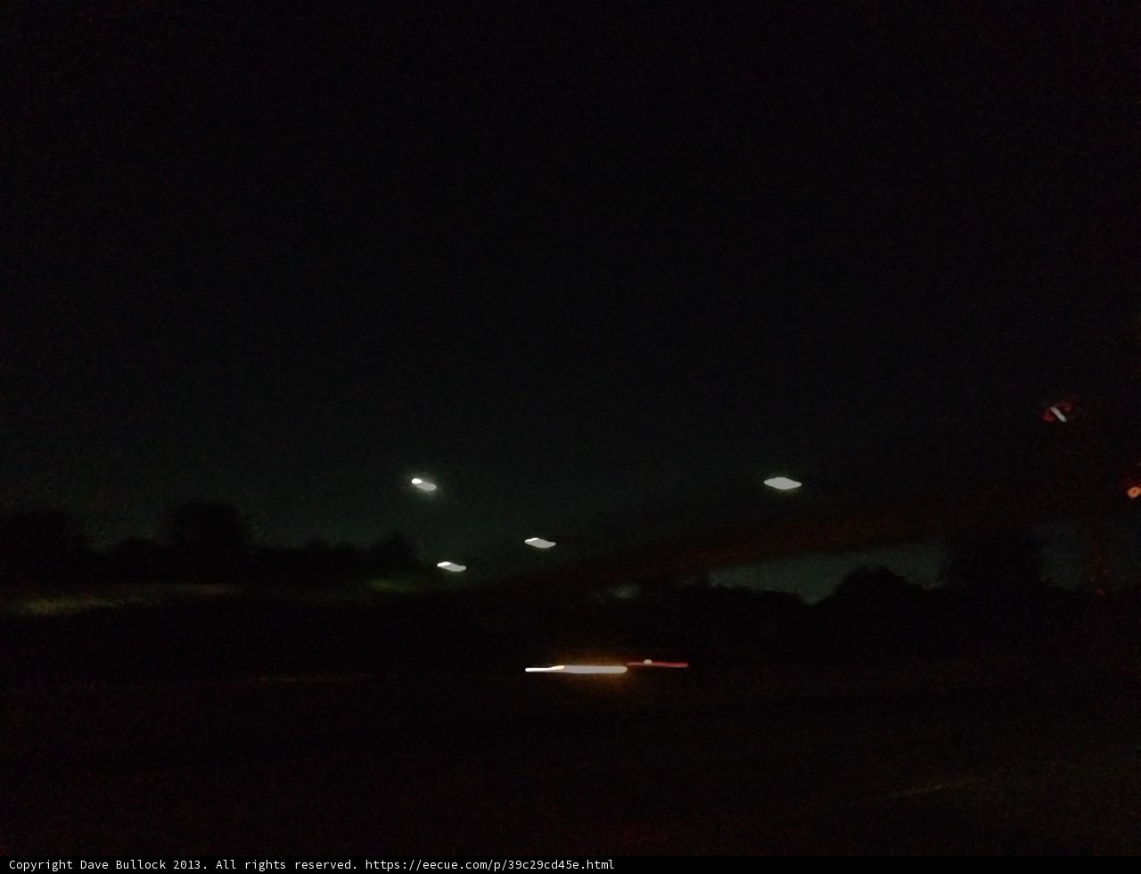 Mysterious UFO Lights Shine Bright in Los Angeles Sky