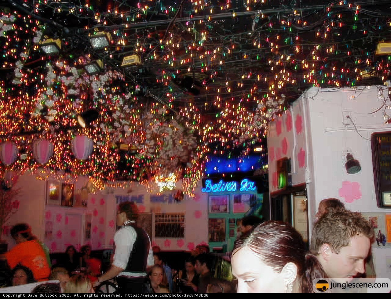 Festive Bar Scene with Actress Chloë Sevigny