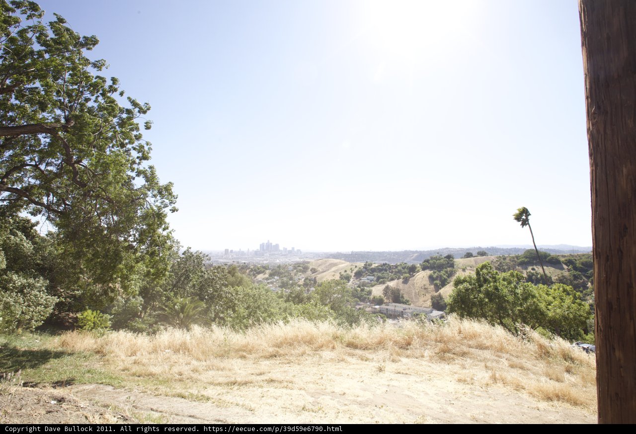 Cityscape vista from the wilderness