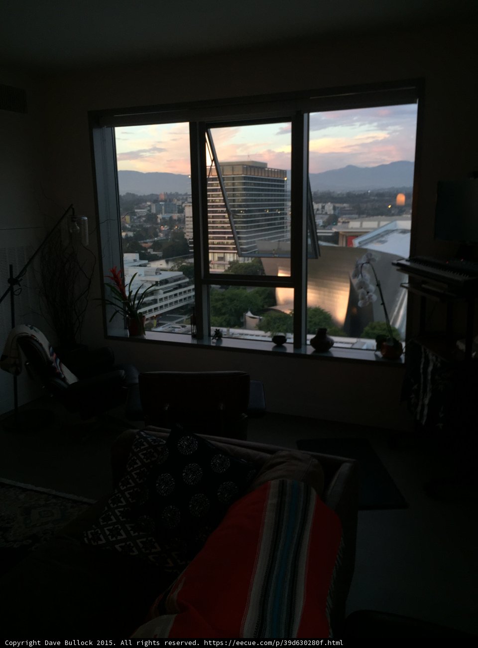 A Stunning City View from the Living Room Window