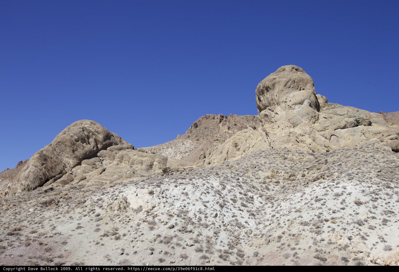 Majestic Rock Formation in the Desert