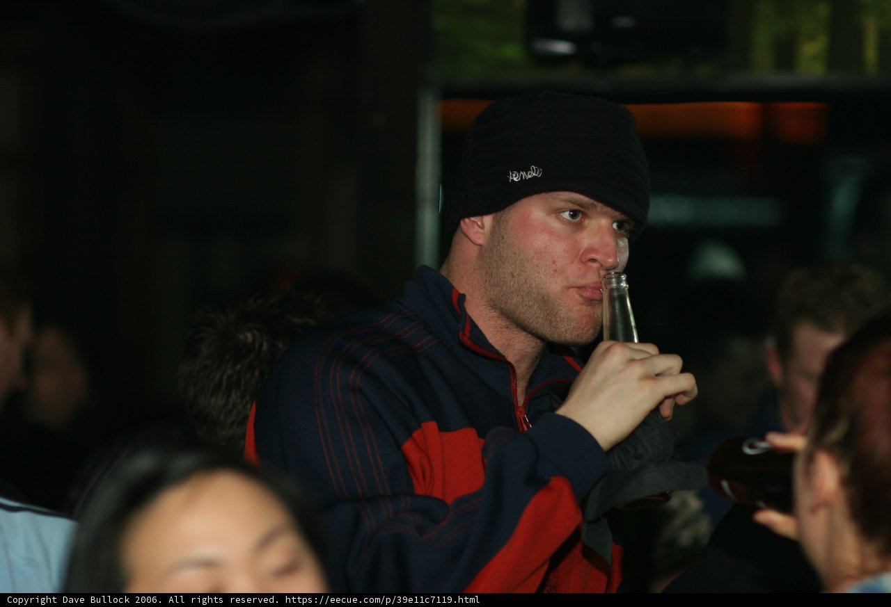 Red and Black Jacket Man