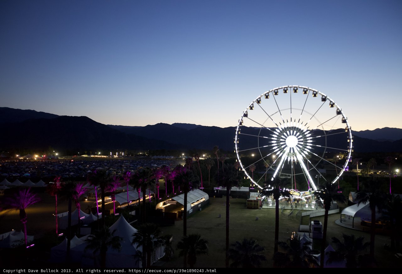 Fun at Coachella: Riding the Ferris Wheel