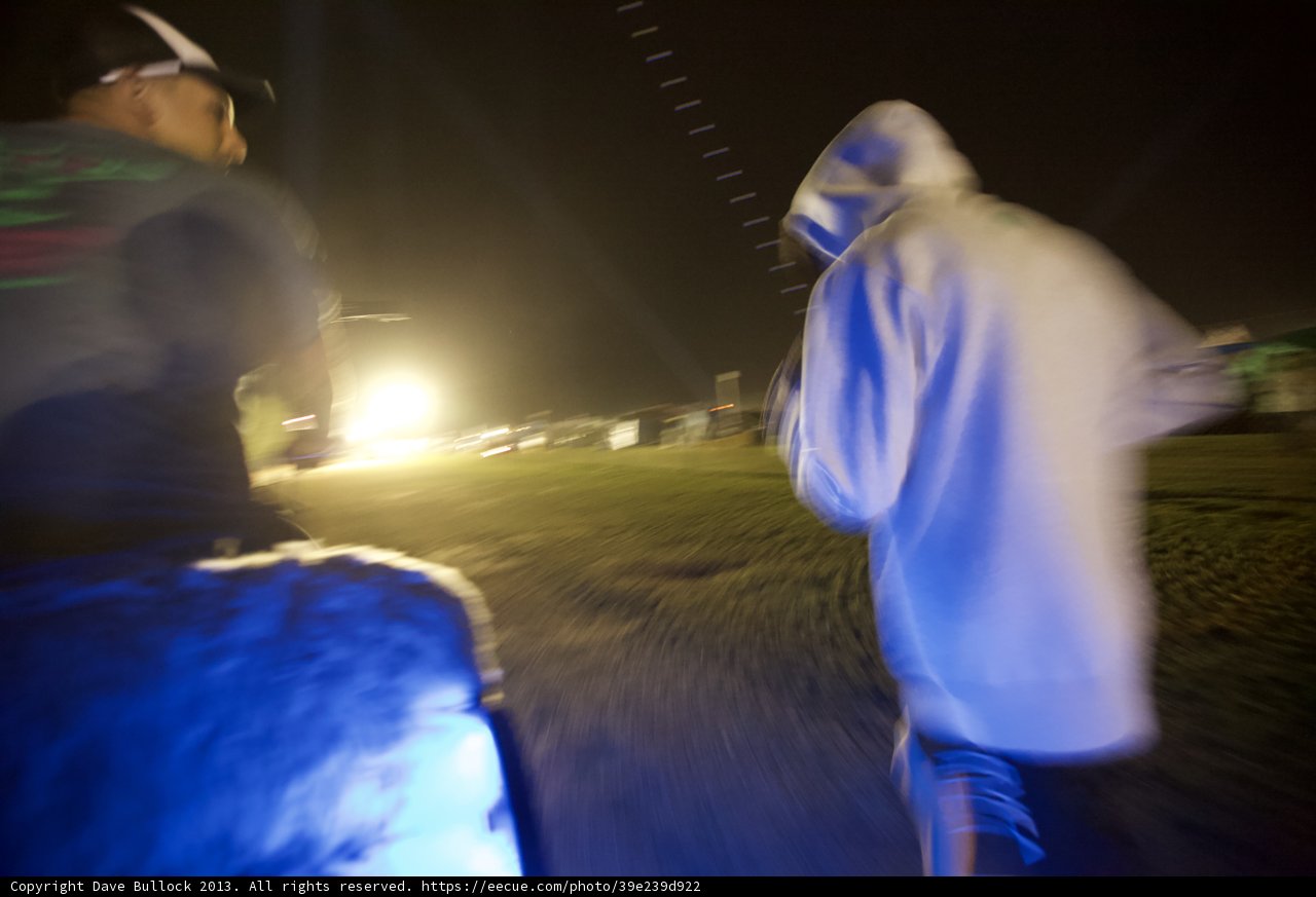 Nighttime Skateboard Ride