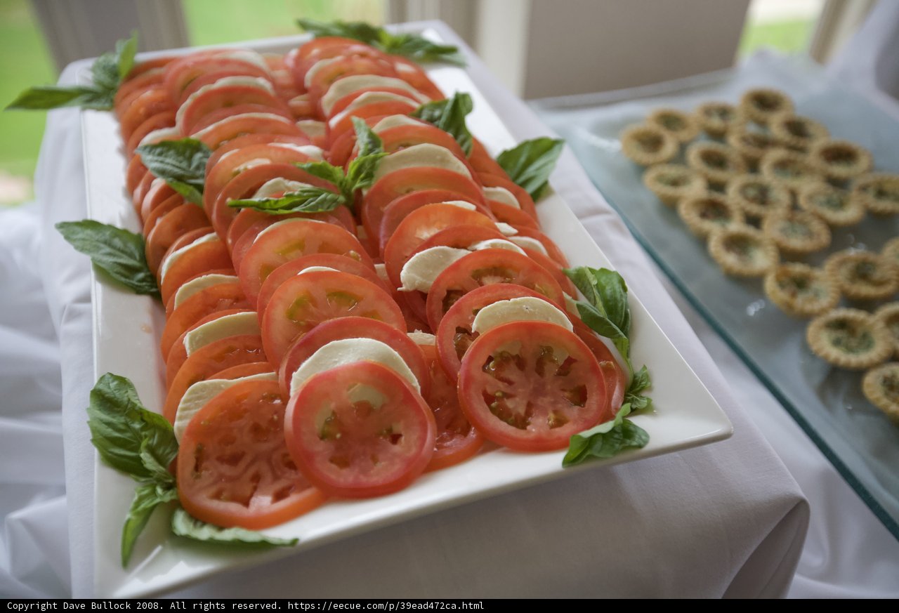 Caprese Platter in Honor of Grandma