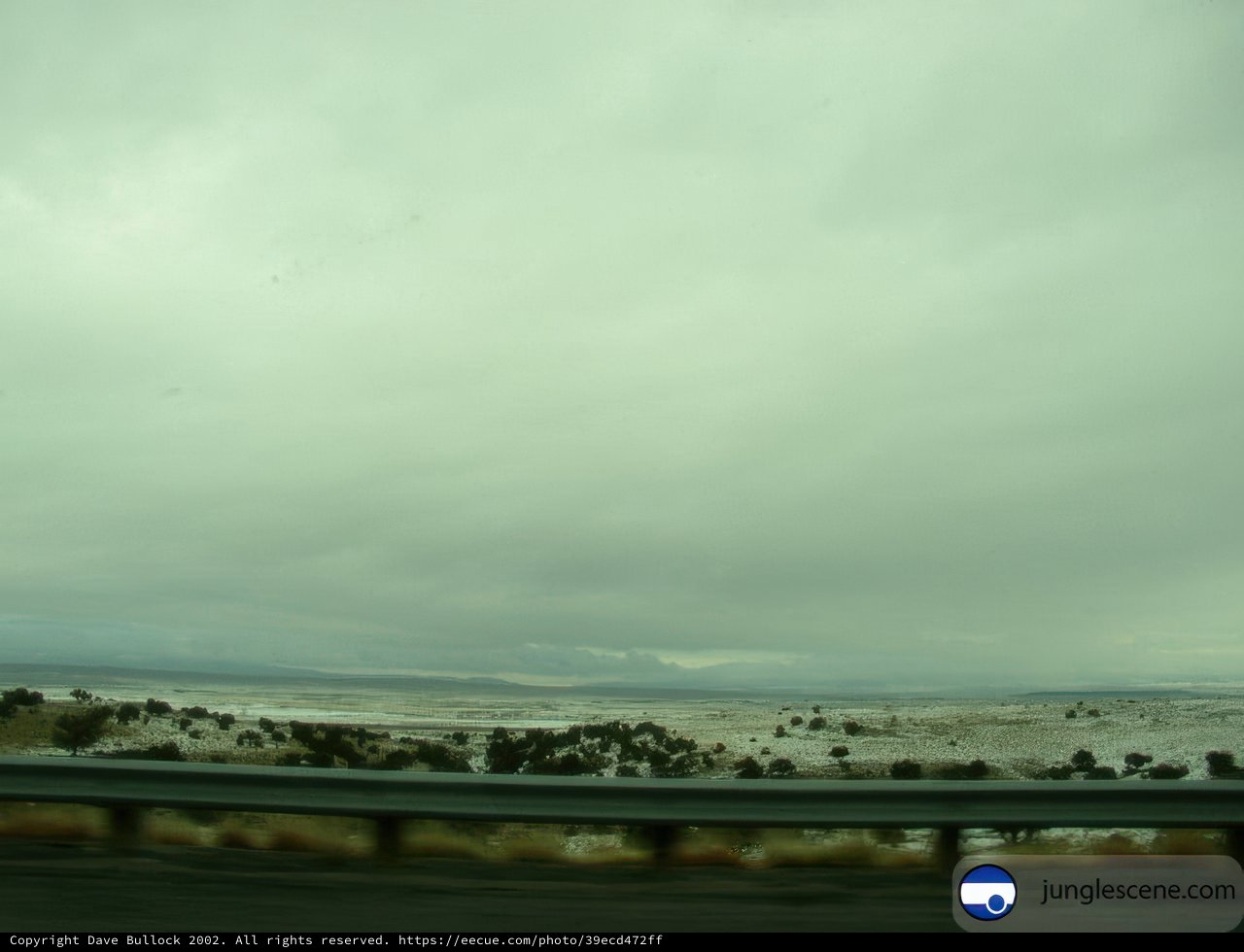 Driving Through the Cloudy Desert