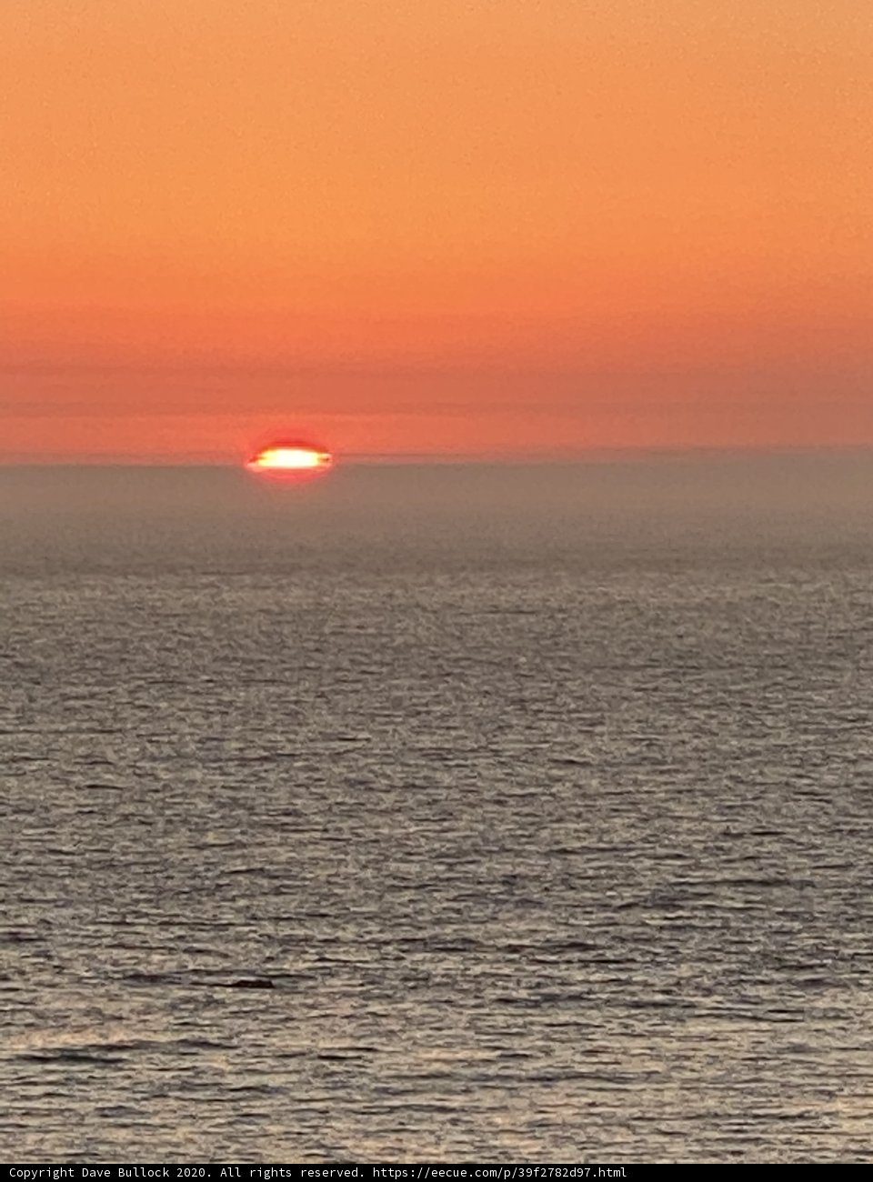 The Golden Hour Over the Pacific