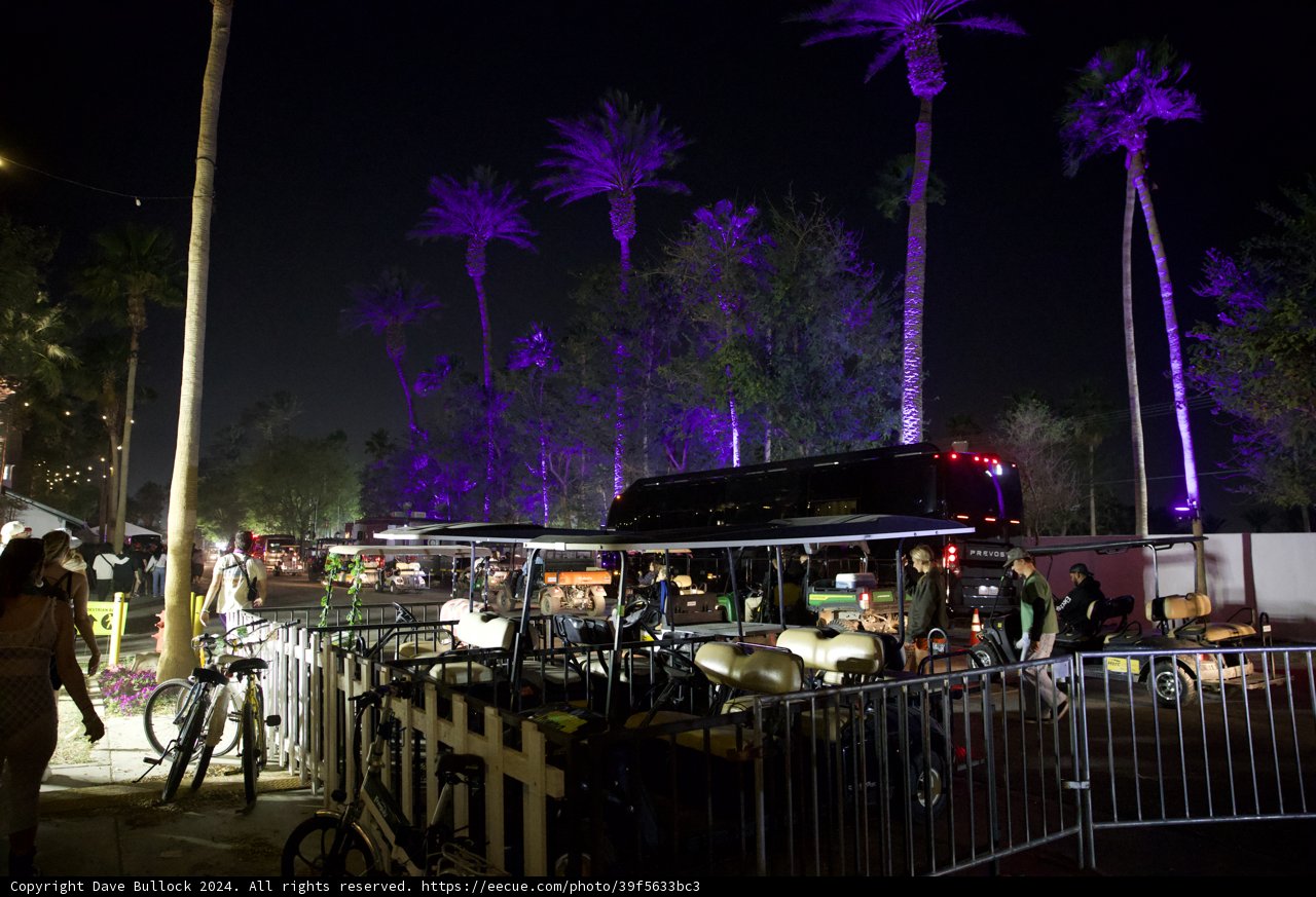 Nighttime Hustle at Coachella 2024
