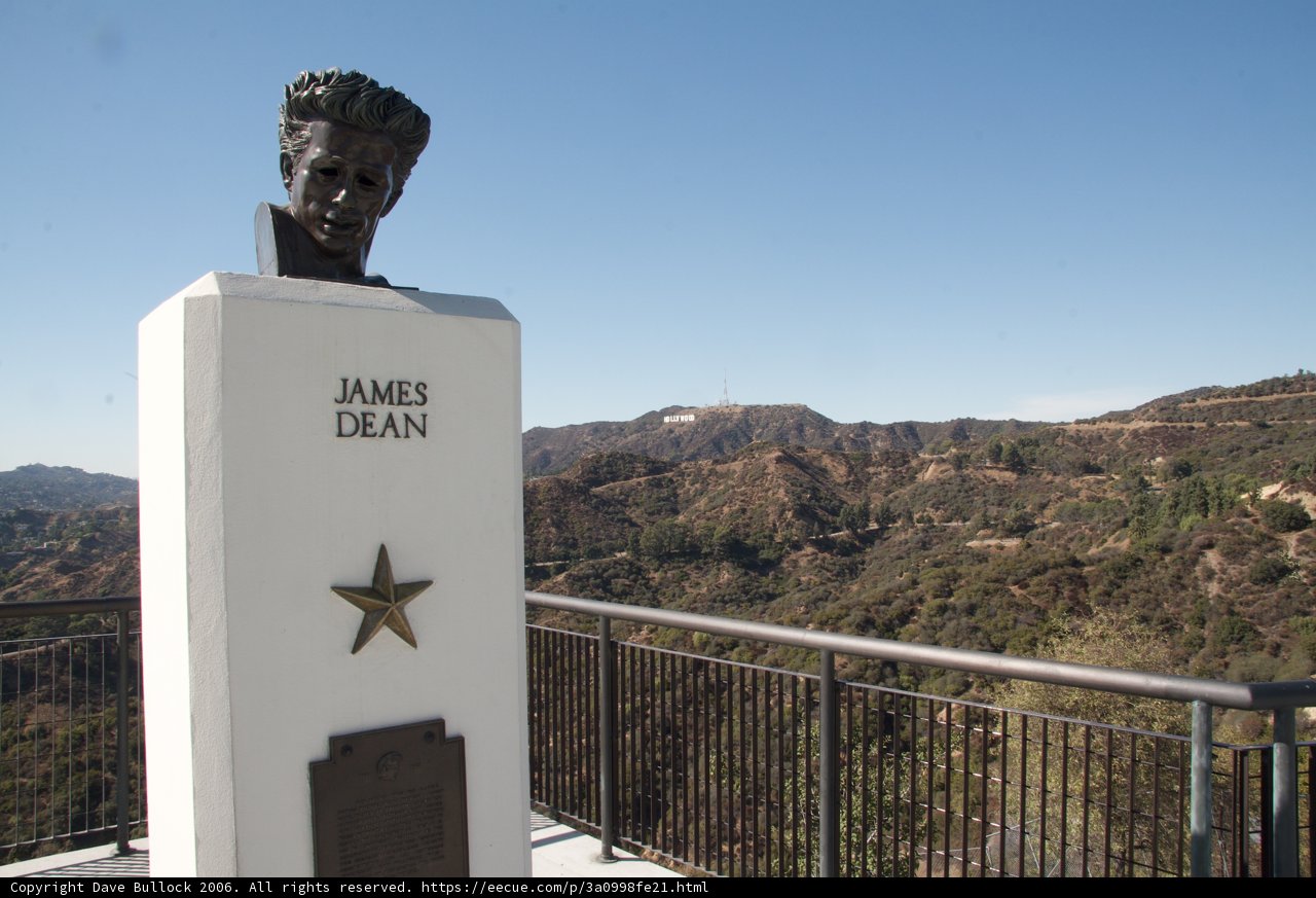 James Dean Monument on the Hill