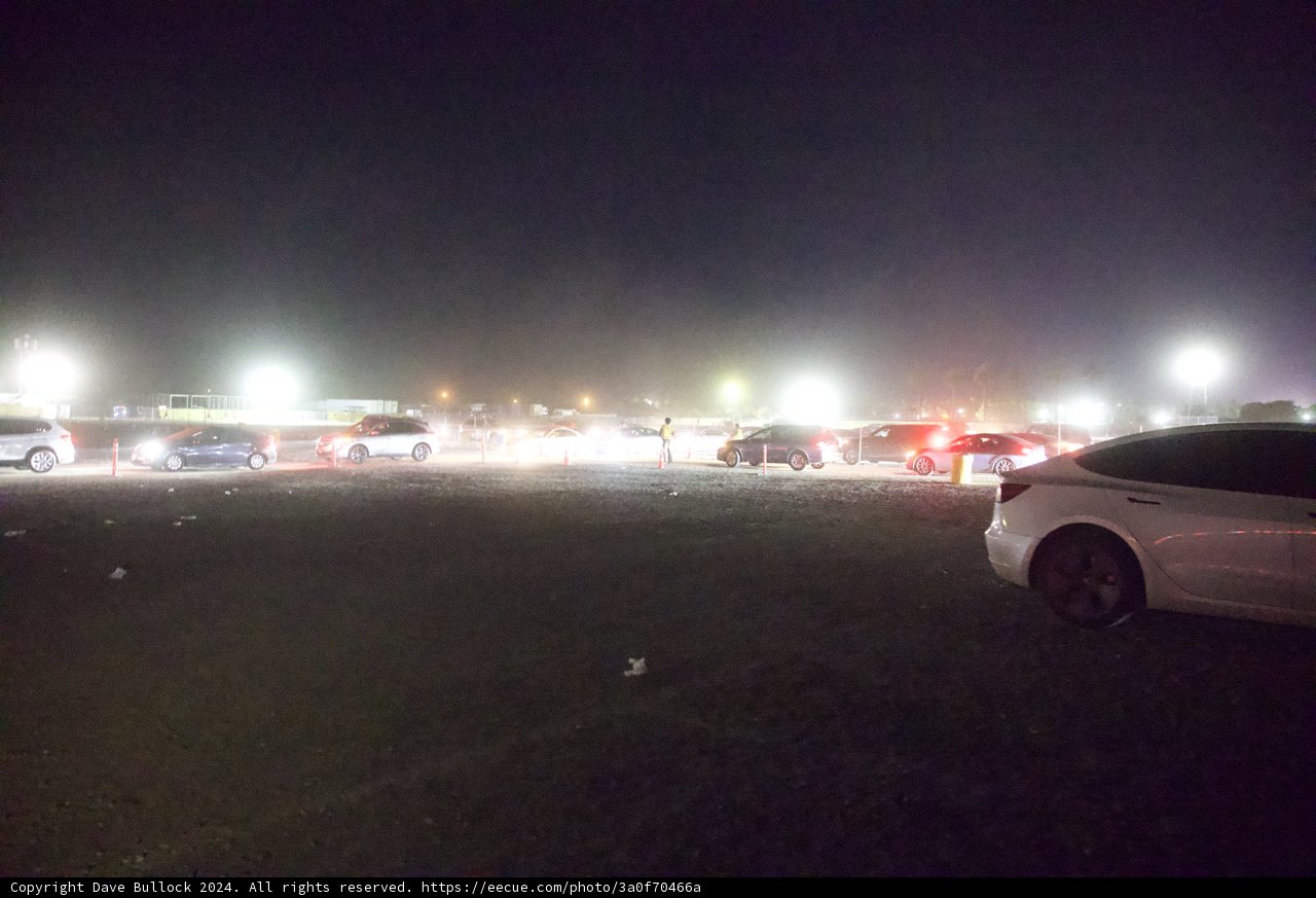 Midnight Glow: Coachella 2024 Weekend 2 Parking