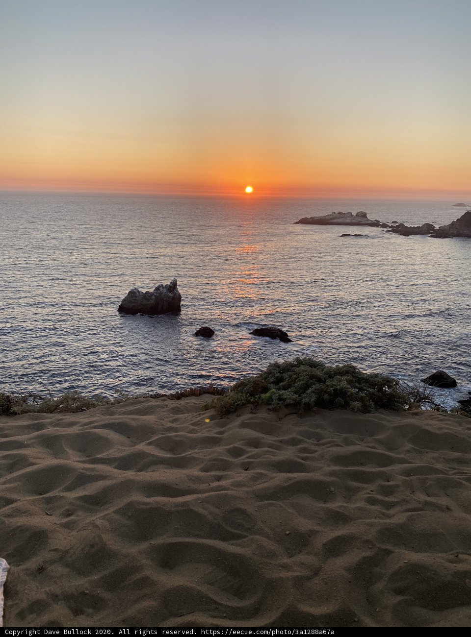Sunset Scenery at Jenner Beach