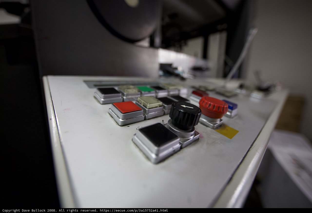 Control Panel Close-Up