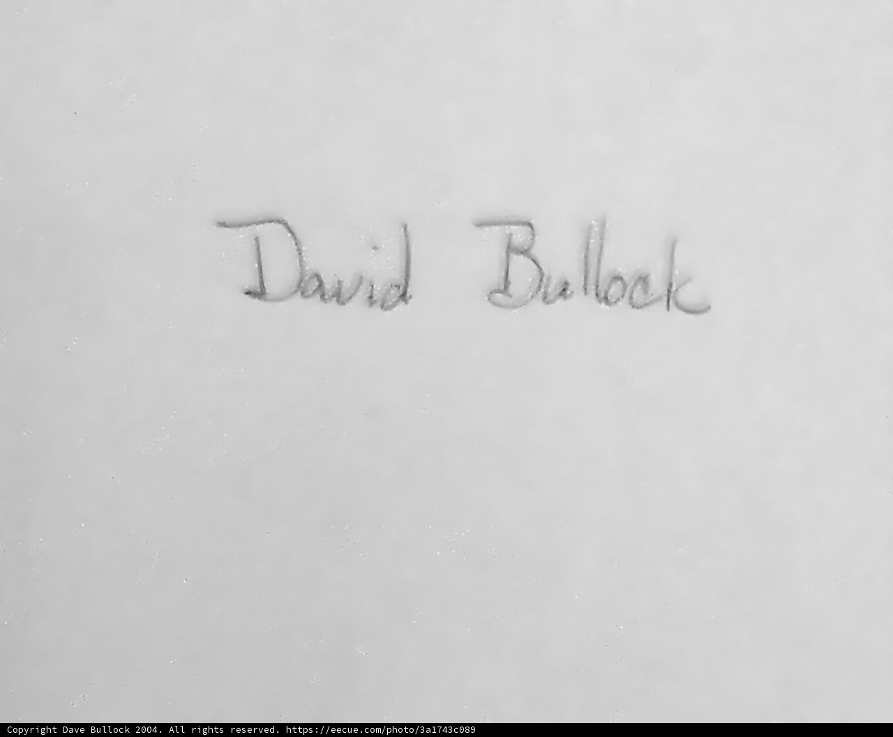 David Bulkeley's Handwritten Note, c. 1940