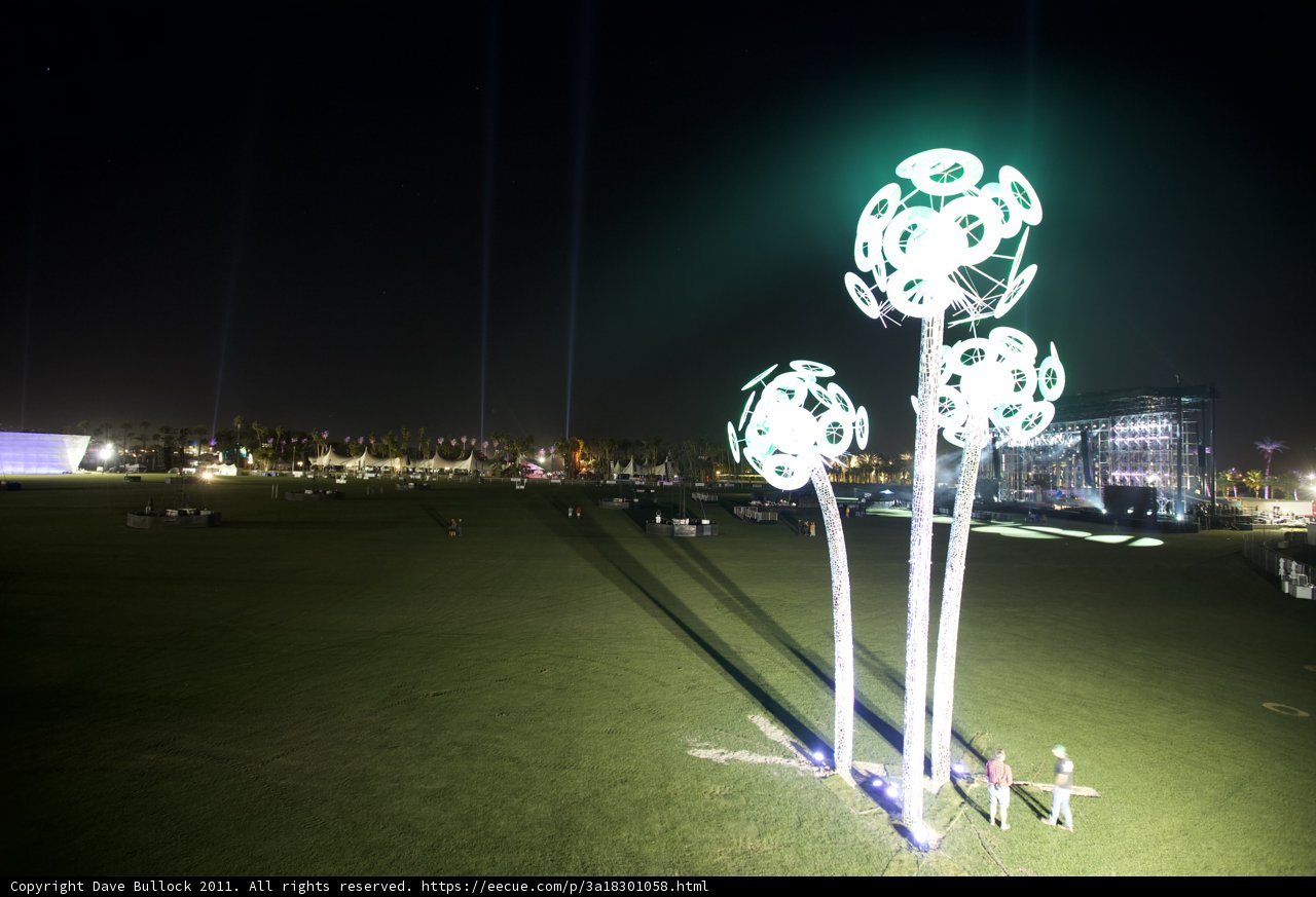 Glowing Sphere in the Field