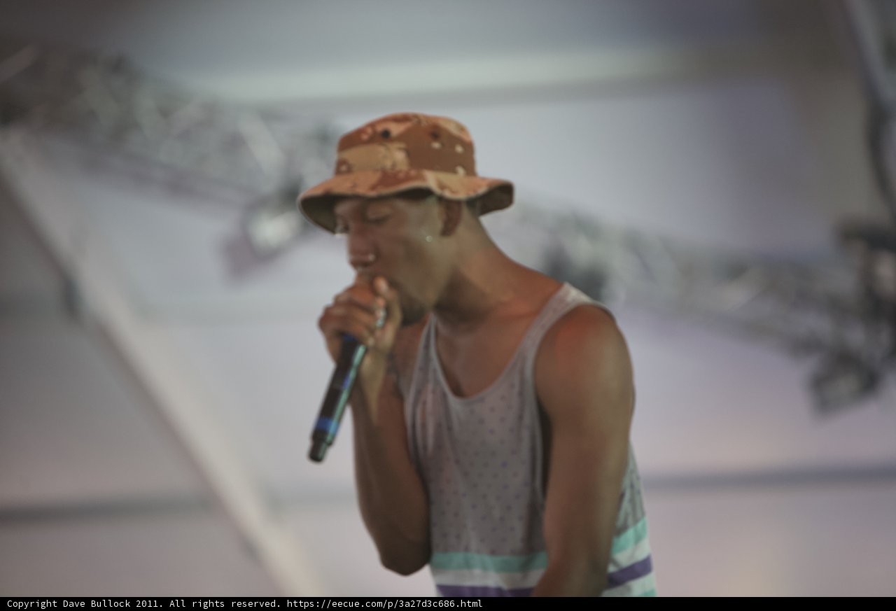 In the Spotlight: Man Belts Out Tunes at Coachella