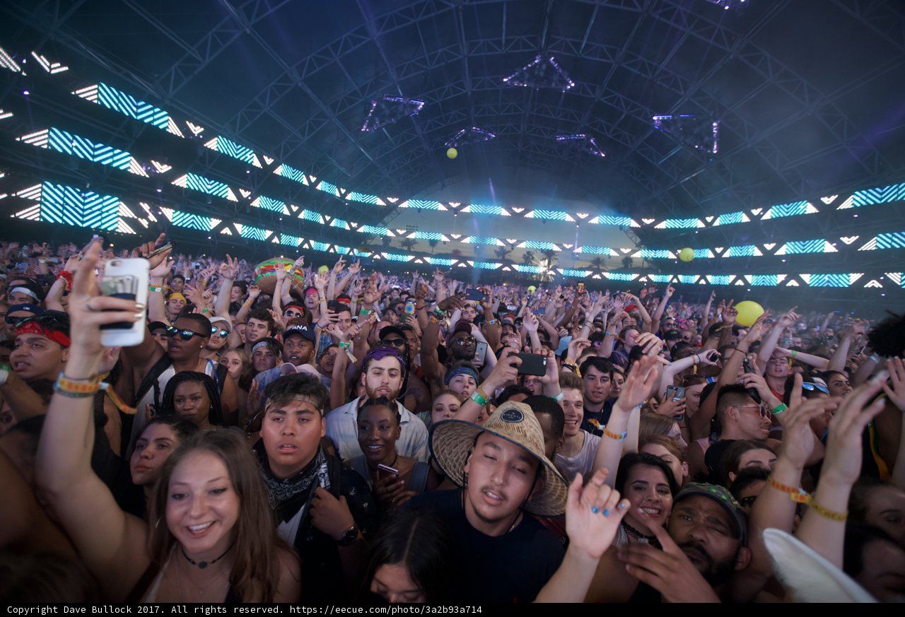 High Energy Crowd at Coachella