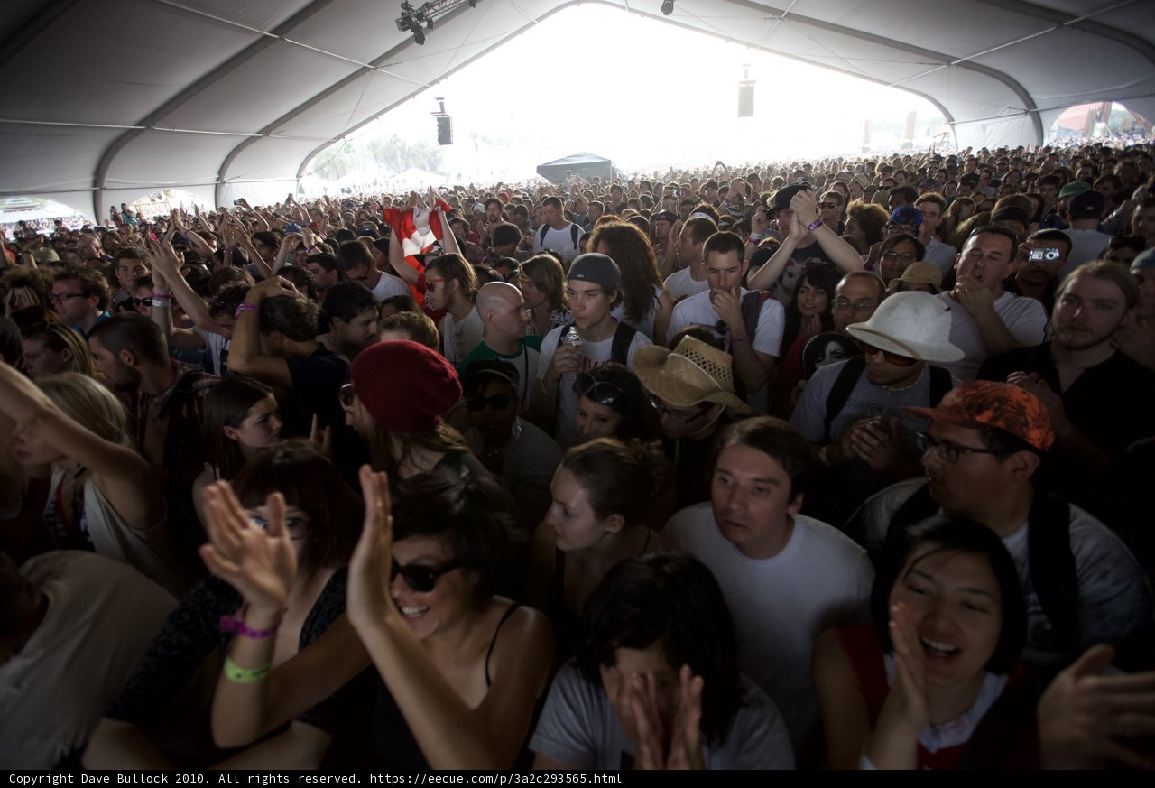 Coachella 2010: Hands Up in the Crowd