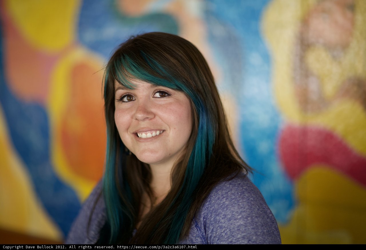 The Blue Haired Woman