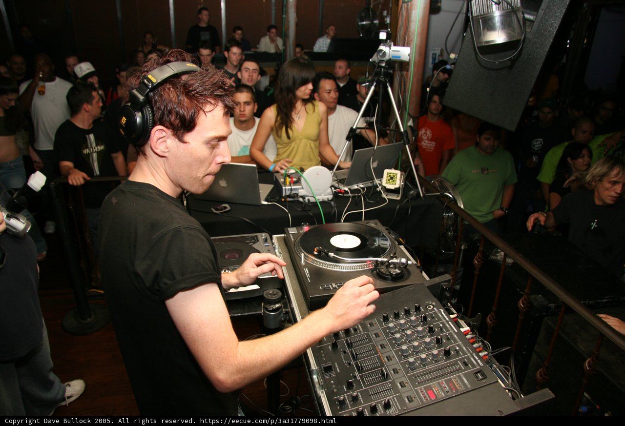 Nightclub DJ in Action