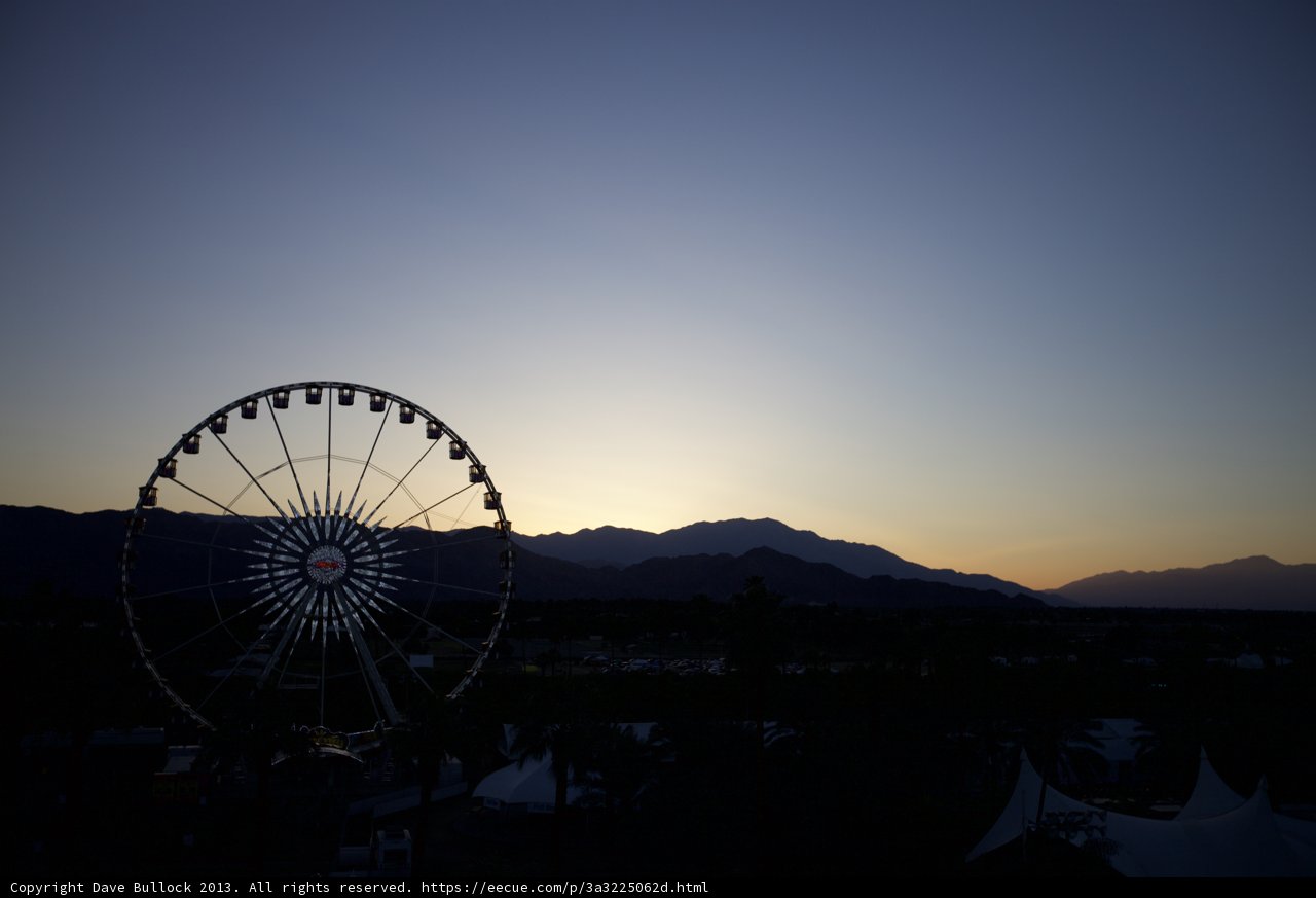 Ferris Wheel at Sunset