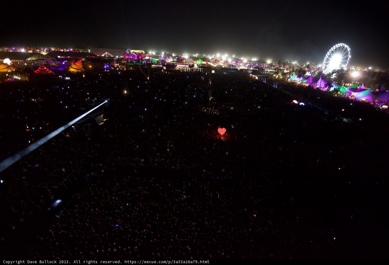 Nighttime Spectacle at Coachella