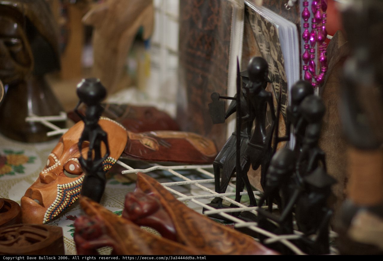 Wooden Figurine Display