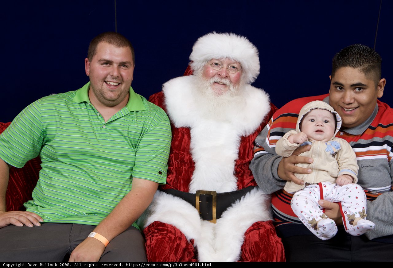 Three Generations with Santa