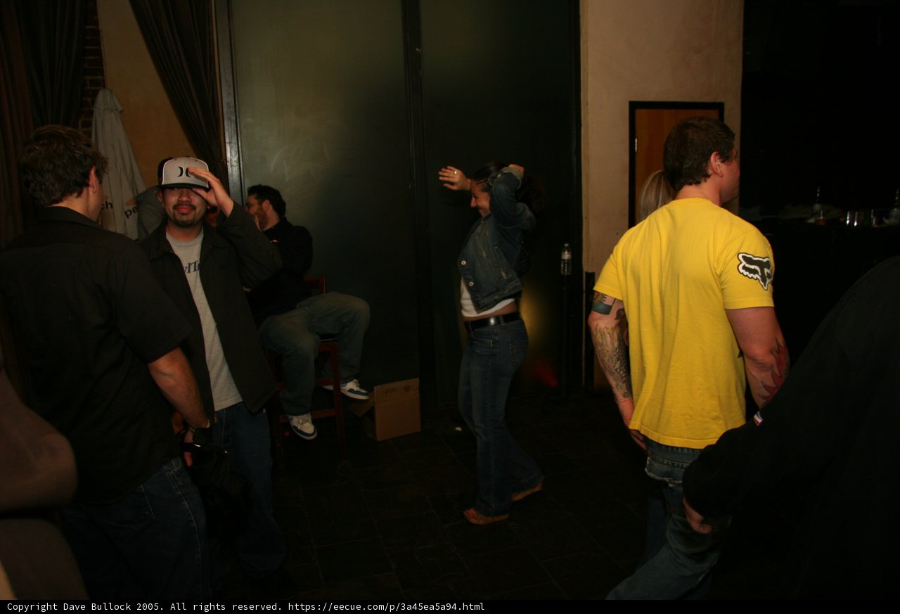 Art Enthusiasts at Local Pub