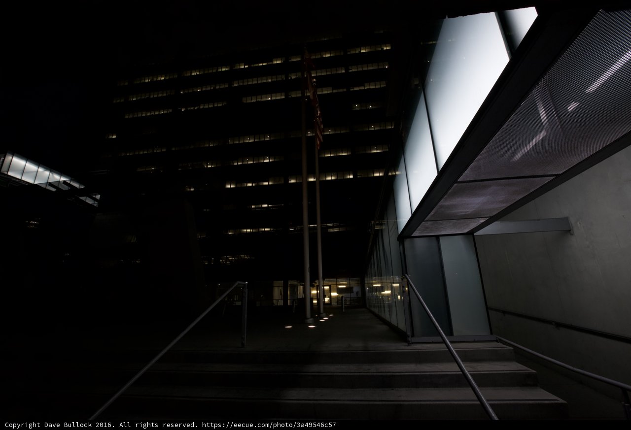 Illuminated Building