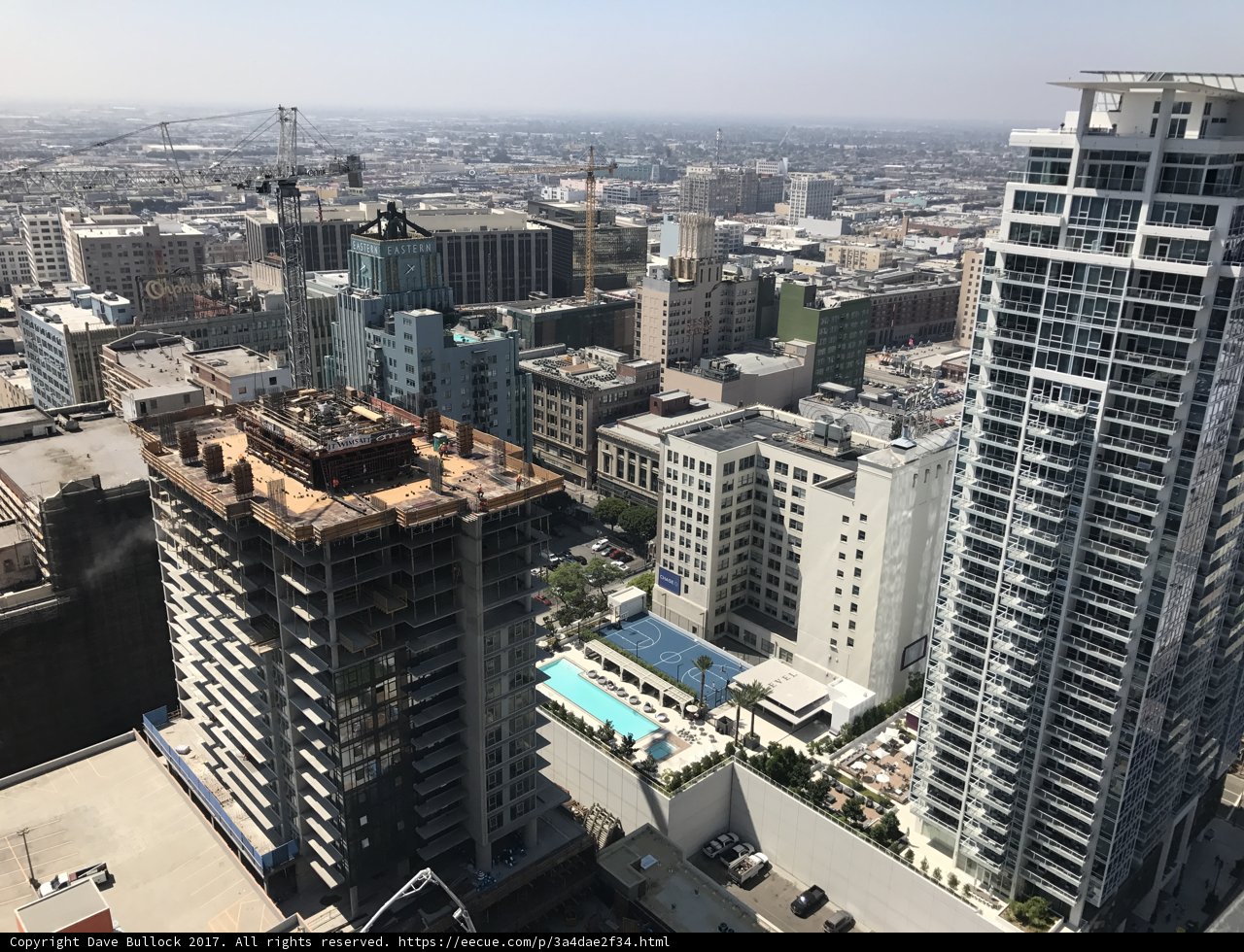 Aerial View of Los Angeles Cityscape
