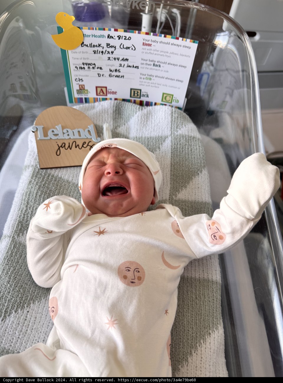 Welcome to the World, Leland!