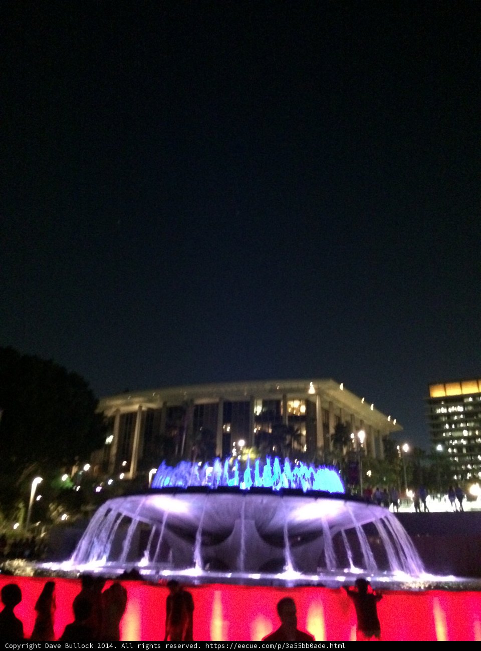The Illuminated Waterfall at Los Angeles County Fair
