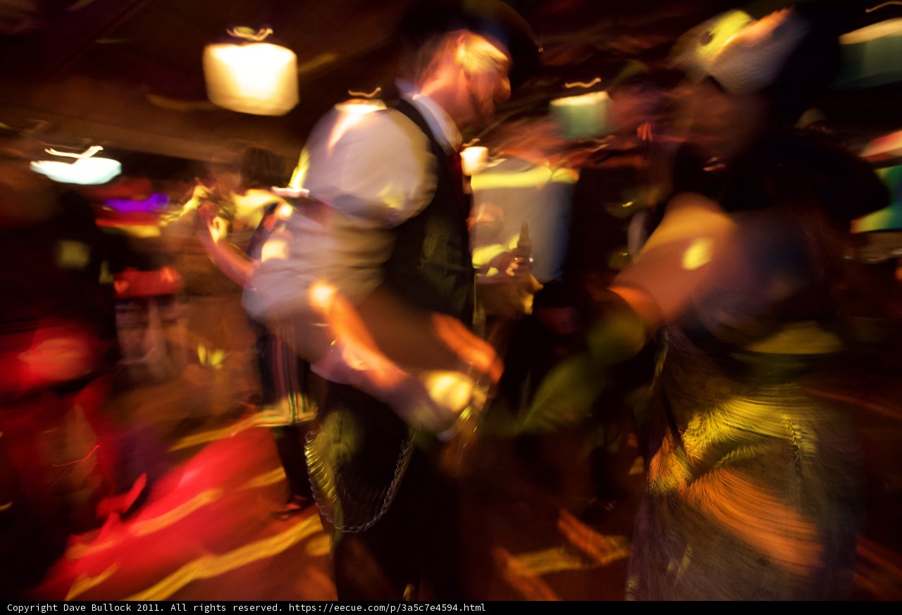Blurry Night Club Dancing