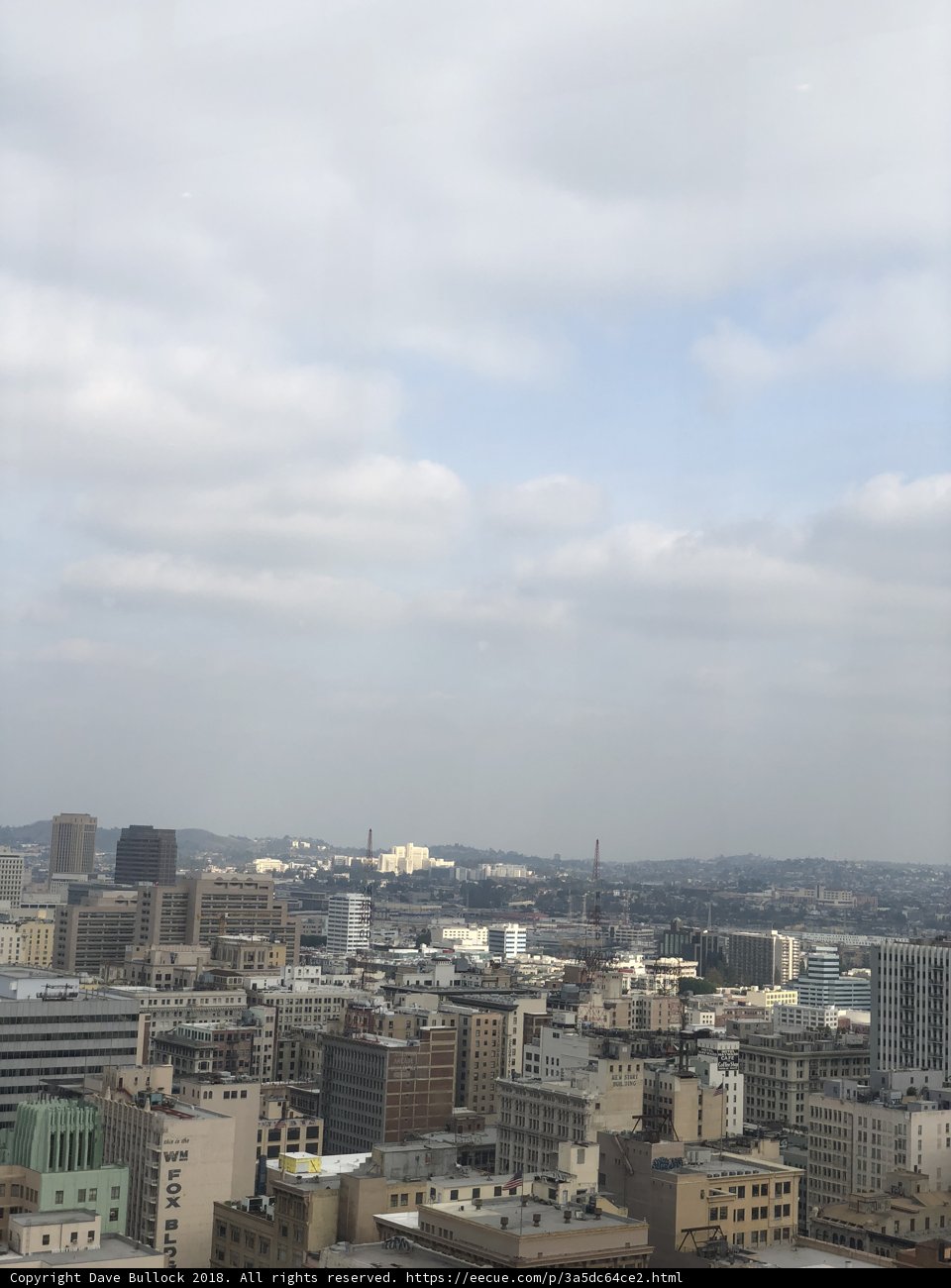 Urban Cityscape of Downtown LA