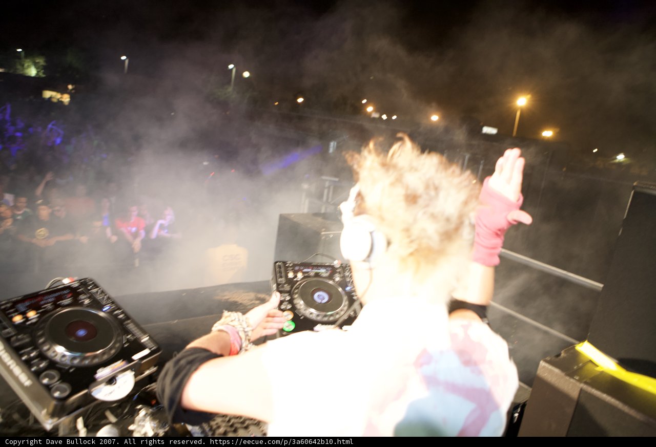 Smoke and Beats: A DJ's Concert