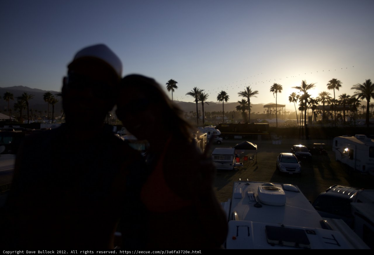 A Couple's Camping Moment