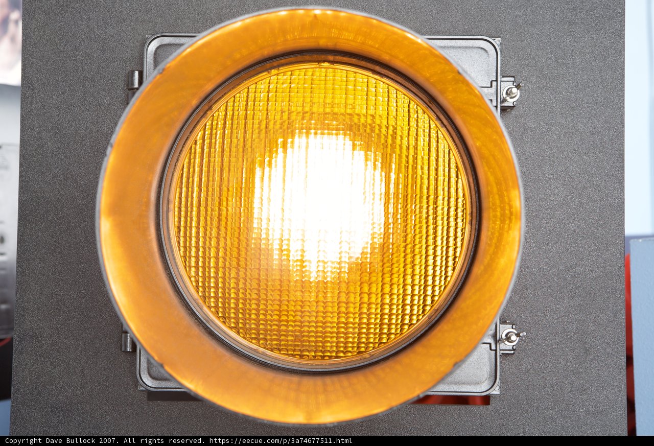Halt at the Yellow Glow