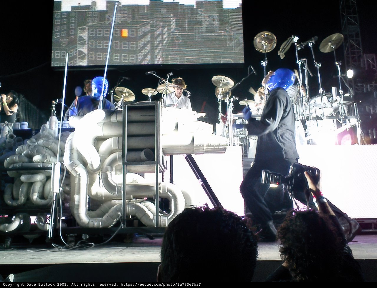 Blue Man Group Perform at Coachella Music Festival
