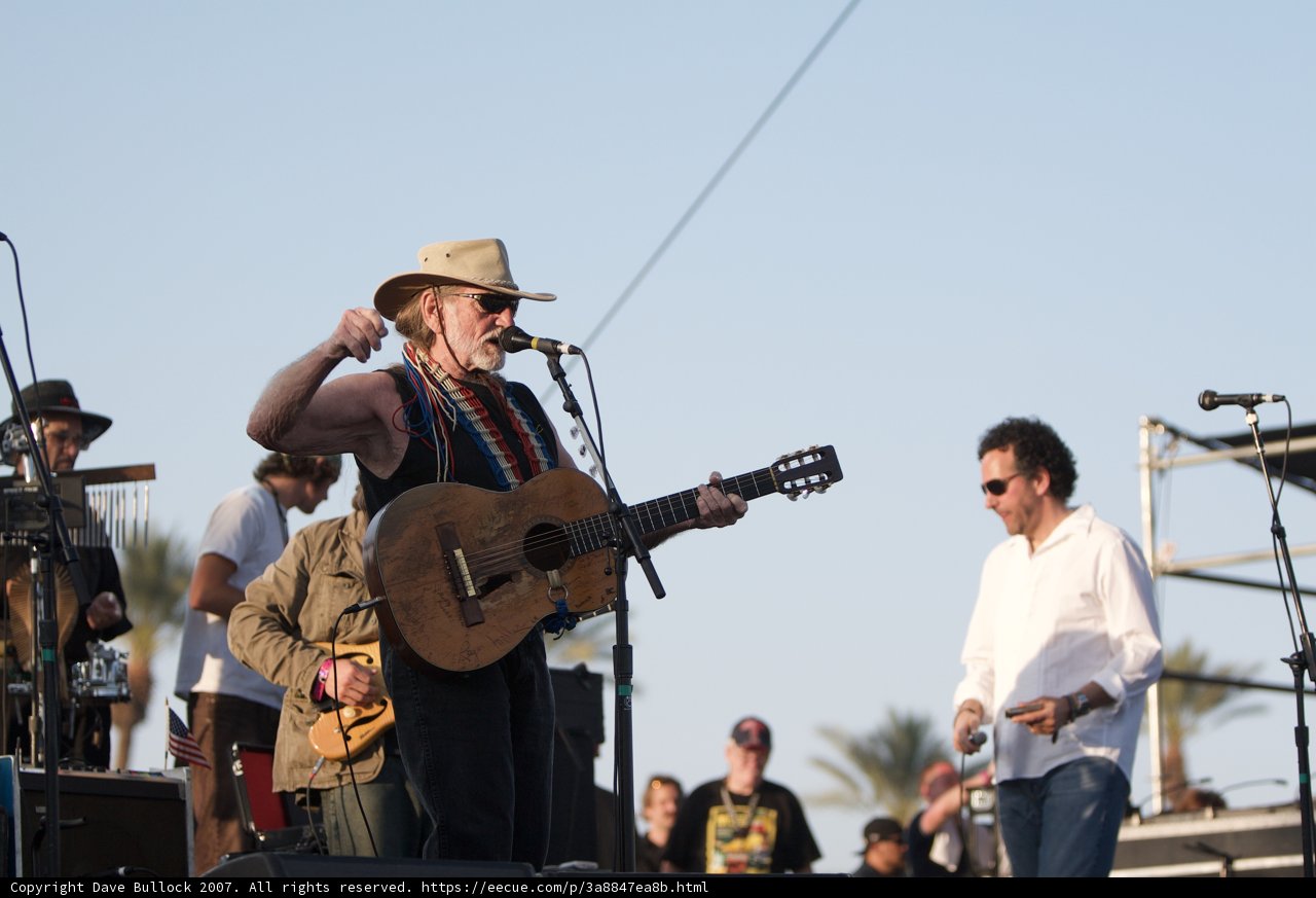 Willie Nelson Rocks Coachella Stage with His Signature Style