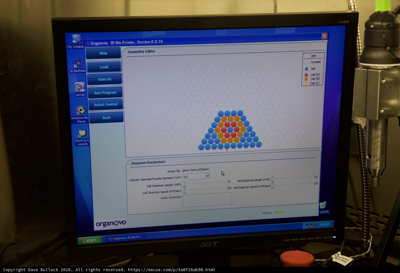 Program Running on Computer Screen