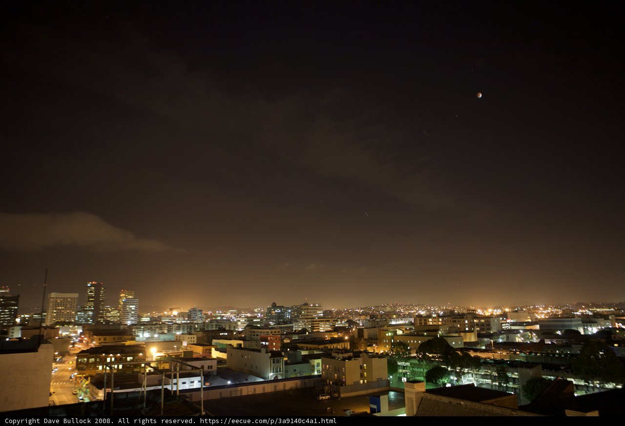 A Metropolis under the Night Sky