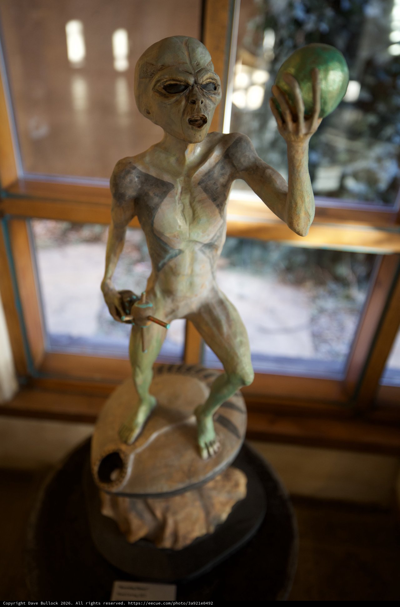 Alien Figurine Display at UFO Museum