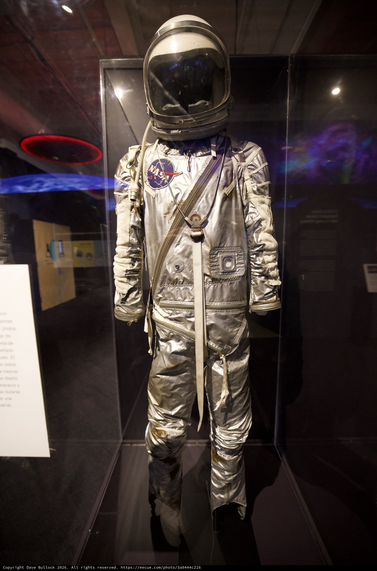 Vintage NASA Space Suit Display at Museum