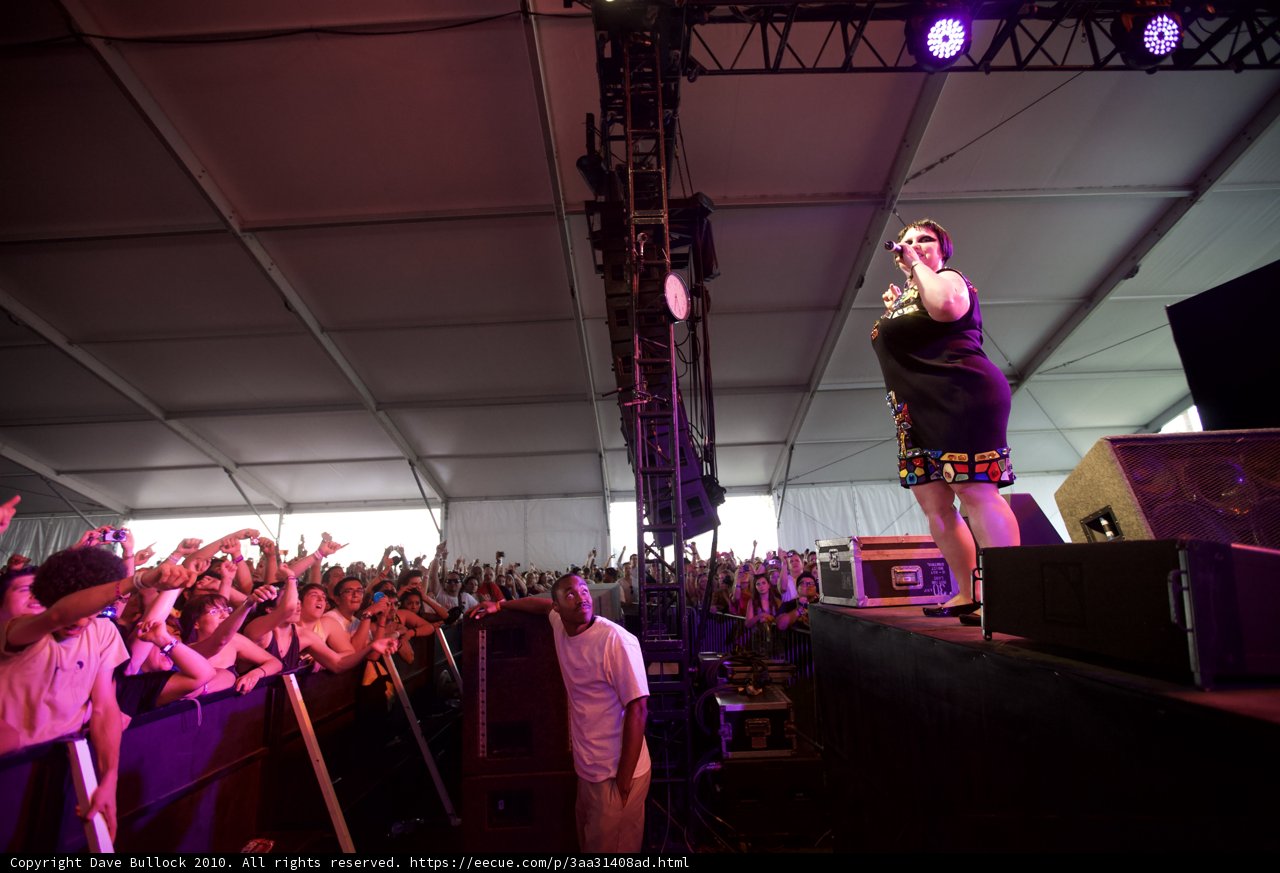 Beth Ditto Rocks the Stage at Coachella